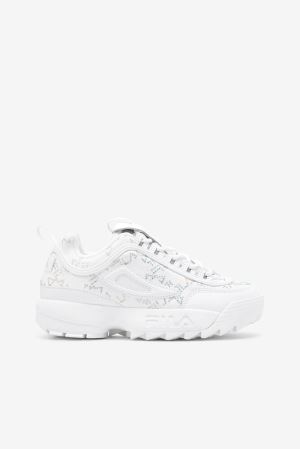 FILA Disruptor 2 Diamante Sneakers White / White,Womens Shoes | CA.TJMHPS510